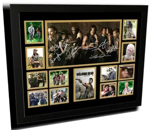 THE WALKING DEAD SIGNED LIMITED EDITION poster MEMORABILIA