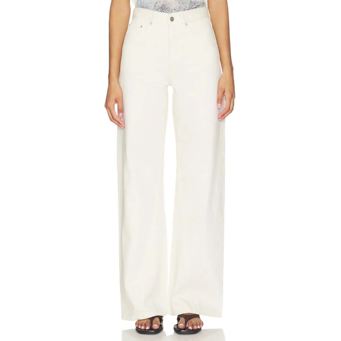 ANINE BING Brie Jeans in Cream