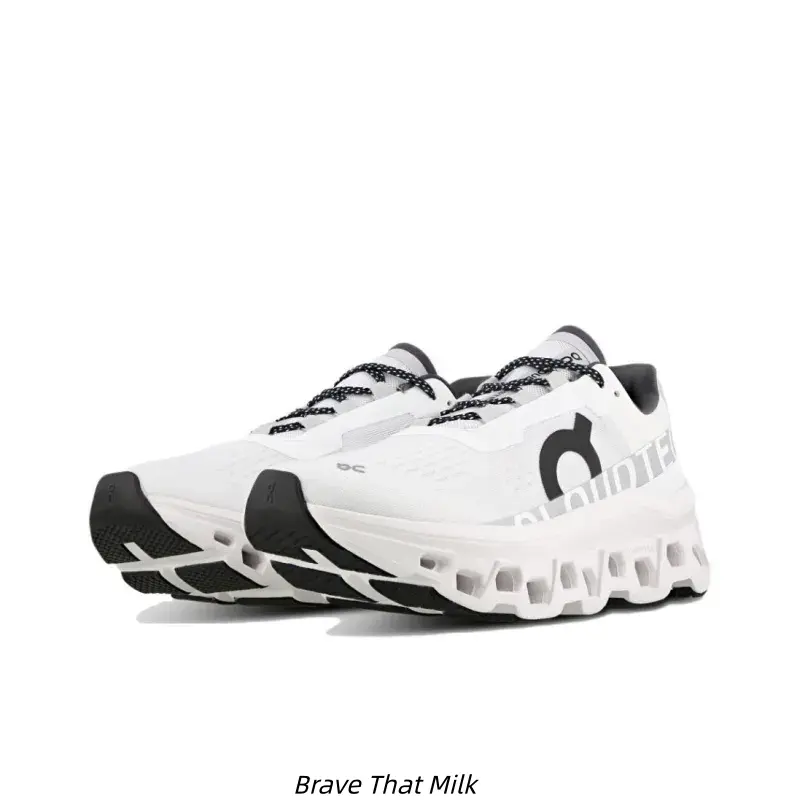 Lightweight All White Thick Cushion Performance Road Running Shoes Hollow Foam Midsole Breathable Mesh Wear Resistant Anti Slip Outsole Unisex Gym Workout Training Trainers