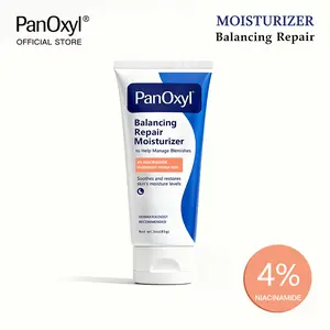 [PanOxyl official] PanOxyl PM Balancing Repair Moisturizer, Hydrating Face Moisturizer, Acne Prone Skin and Dry Skin, 3 oz （85g） Hydrate Moisture Skincare Oil Control Cica Gentle