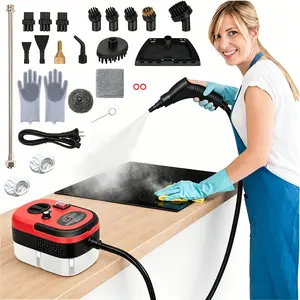 2500W Handheld Steam Cleaner 12-Piece Kit – High Pressure 221°F Steam for Kitchen, Car & Bathroom Deep Cleaning