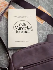 The Miracle Journal: Guided Manifestation & Gratitude Diary, Aesthetic Notebook for 2026 Goal Setting & Personal Growth