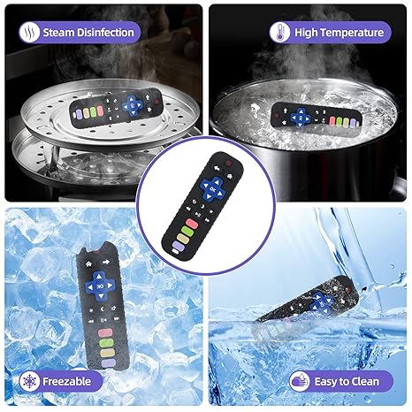 Baby Teething Toys for 3-24 Months, TV Remote Control Shape Teether Toy for Infants Safe Silicone Chew Toy for Teething Relief BPA-Free Baby Teether