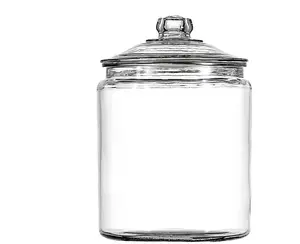 Hill Glass Jar with Lid, 2 Gallons Storage Container
