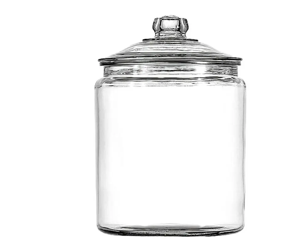 Hill Glass Jar with Lid, 2 Gallons Storage Container Hill Glass Jar with Lid, 2 Gallons Storage Container