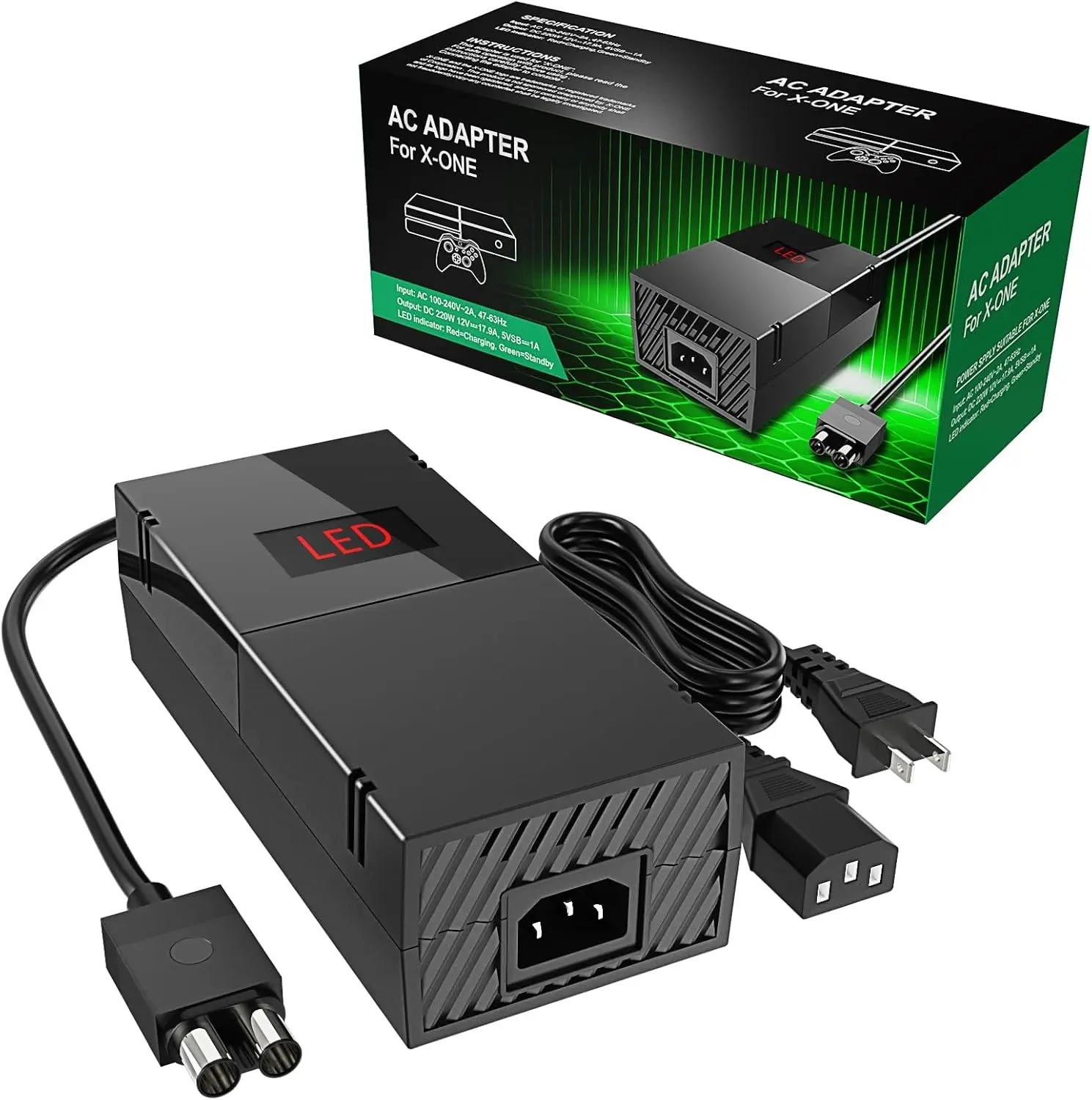 Power  for  One,   one Power Brick Low Noise  Charger 110-240V  Version