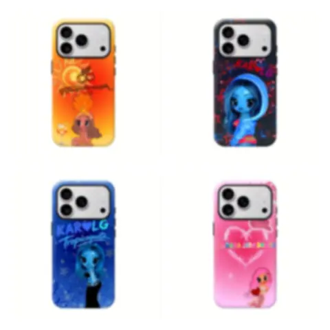 Custom Latina Girl Cartoon TPU Plastic Cellphone Cover - Cute Phone Accessories, Portable Durable Shockproof Case for iPhone 11-17, Pro, XS, XS Max, XR, Plus, Mini & Compatible Devices