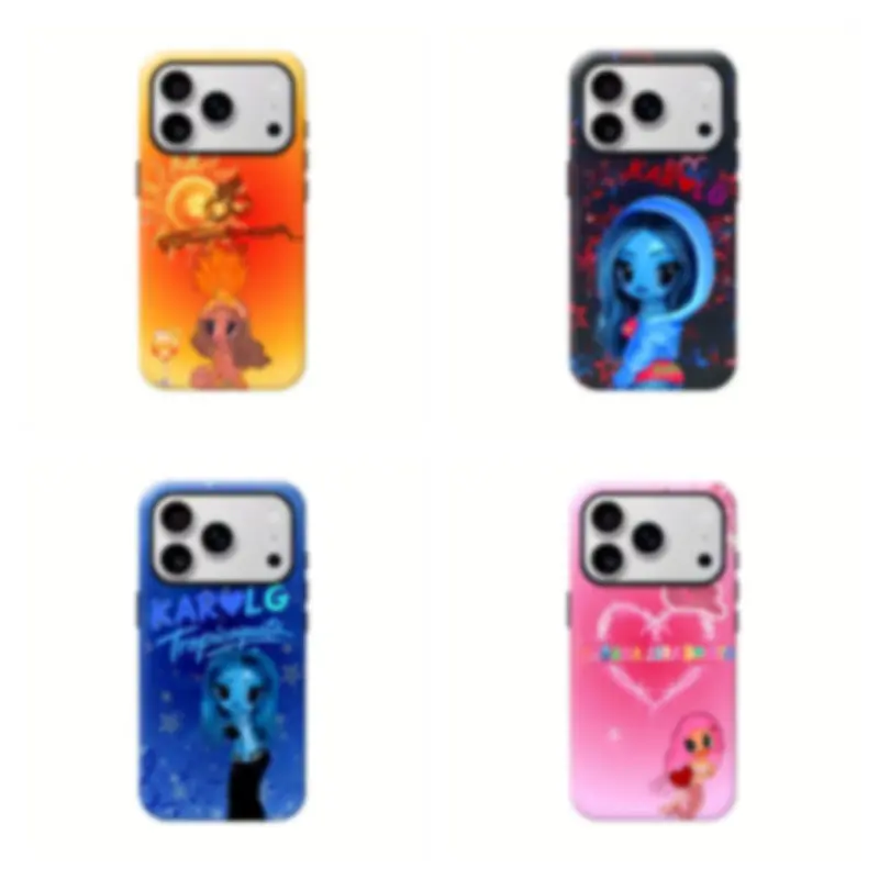 Custom Latina Girl Cartoon TPU Plastic Cellphone Cover - Cute Phone Accessories, Portable Durable Shockproof Case for iPhone 11-17, Pro, XS, XS Max, XR, Plus, Mini & Compatible Devices