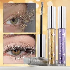 Shimmer Glossy Mascara, Waterproof Sweat-Resistant, Volumizing and Lash Extension, Perfect for Music Festivals, Single Item Balm