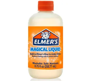 Elmer's Magical Liquid, Slime Activator Solution, Updated Formula for Double Slime Output, Safe, Washable, 8.75 fl oz - Kids Activity, Arts & Crafts, #1 Teacher Brand