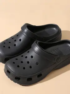 Women's Outdoor Sandals, Non-Slip Thick Sole, Breathable Holes, Summer Men's Slippers, Beach Shoes, Comfortable Footwear, Casual Fashion Slippers, Thick Soled Slippers