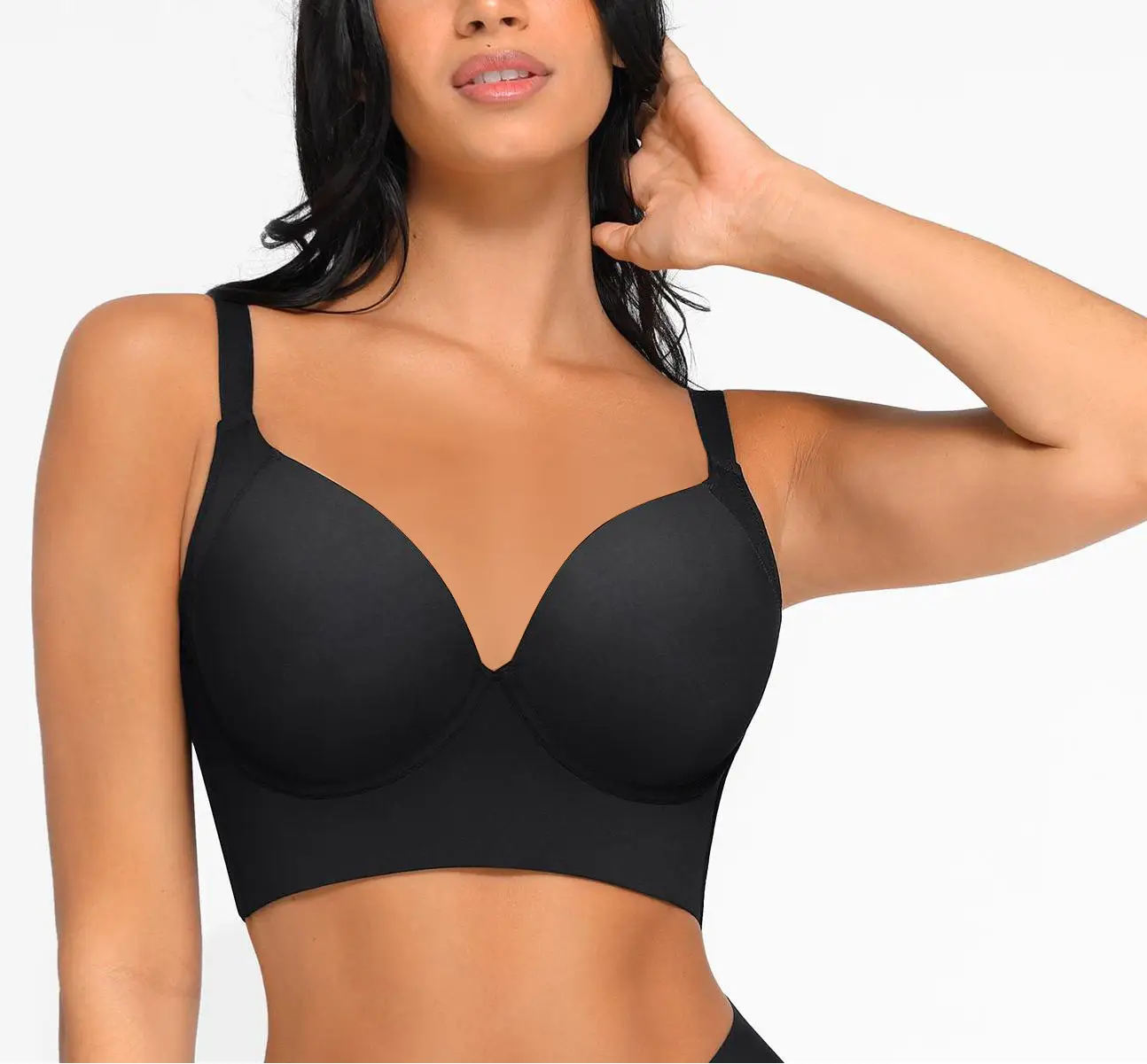 FeelinGirl One-piece underwire bra Comfortable Underwear Smooth Womenswear Basic Lady Everyday