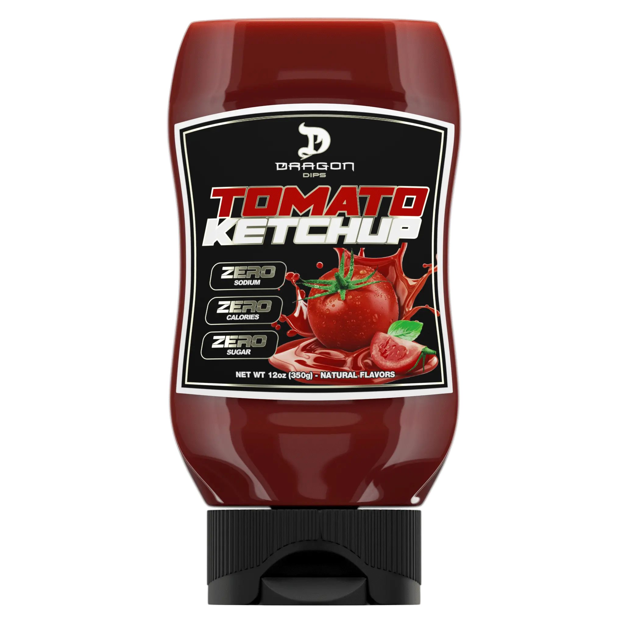 Dragon Dips Tomato Ketchup – Zero Sugar & Zero Sodium – 350g