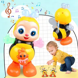 Dancing Bee Baby Toy with Music & LED Lights – Interactive Toddler Sensory Toy, Musical Walking Bee for Infants & Preschool Kids, Early Learning Gift for Boys Girls 18M+