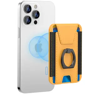 Magsafe Wallet with Airtag Holder  for iPhone 16/15/4/13/12 Series, Magsafe case White Electronics Accessories phone cooler Magnetic Screen Protector Cellphone Protection Casing Protective Spring Magsafe Greenish