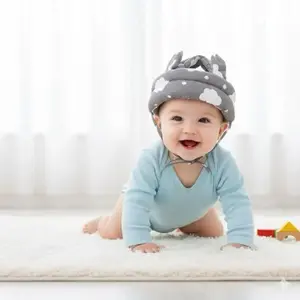 Safety Anti-Collision Adjustable Anti-Bump Hat, Breathable Washable All-Season Head Protector for Walking Learning