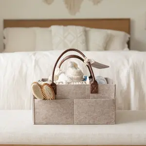 Felt Diaper Caddy Organizer