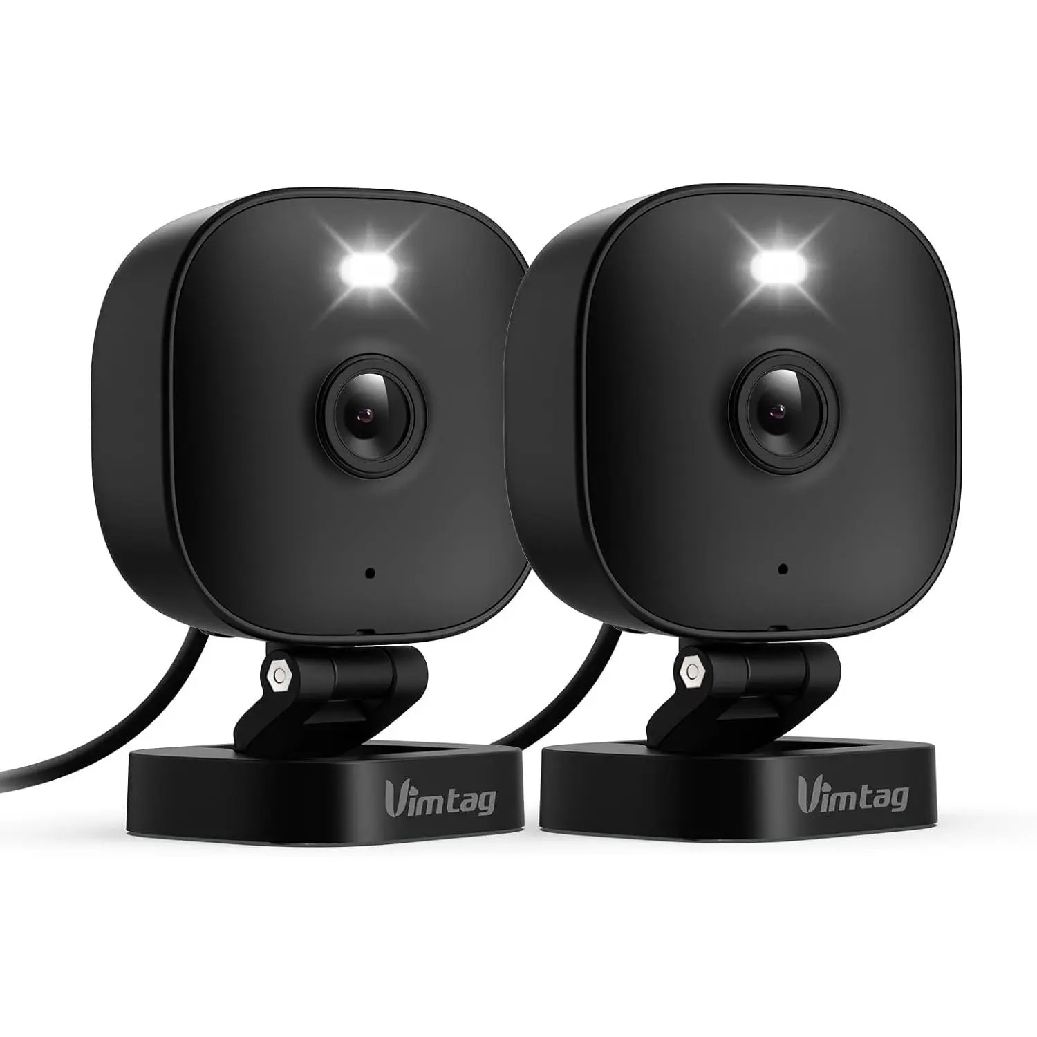 VIMTAG 2.5K Wired Security Camera - Indoor/Outdoor, IP66 Weatherproof, AI Human Detection, Color Night Vision, Spotlight/Siren, 2-Way Audio, Pet Monitor, Alexa-Compatible (Phones & Electronics, Action Cameras)