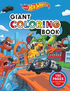 Hot Wheels: Giant Coloring Book -- Mattel - Paperback