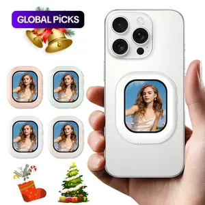 2.01-Inch Magnetic Selfie Camera Monitor, Wireless Portable External Display with Magnetic Base, 2.4 GHz WiFi & BT 5.0 for iPhone iOS 9.0+/Android 2.0+/HarmonyOS 3.0+ Smartphones #GLOBAL PICKS