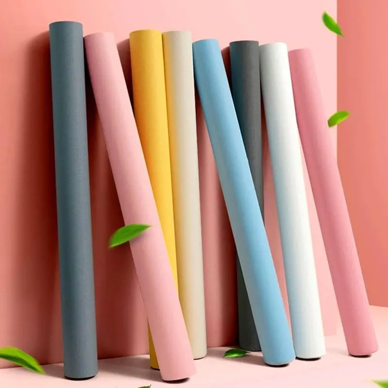 Solid Color Wallpaper, Self-adhesive Wall Sticker, Waterproof Wallpaper for Home Living Room Bedroom Dormitory Decor, Peel and Stick Wallpaper Designs, Bathroom Peel and Stick Wallpaper