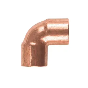 NIBCO 3/4 in. Copper 90 Degree Elbow – Sweat X Sweat Fitting for Plumbing, HVAC & Water Supply
