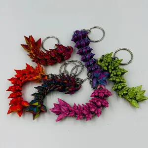 Dragon Tail Keychain - 3D Printed