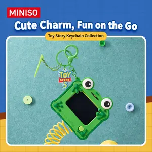 MINISO x Disney Pixar Toy Story Mini LCD Drawing Board Keychain | Reusable Doodle Pad with One-Touch Erase, Cute Bag Charm for Backpacks, Keys & Gifts