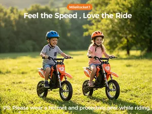 HillMiles MilePop 1/MileRocket 1 3000/300W Peak Power Electric Bike for Teens Adults Kids 35/15.5MPH Max Speed 48V 25Ah Battery  35-45 Miles Range 30°Slope Electric Bike with Hydraulic Brakes, Full Suspensions&Bluetooth Music, Off-Road Ebike