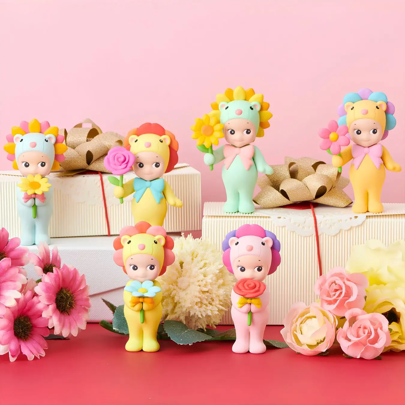 Sonny Angel Flower Gift Series Blind Box - Collectible Kawaii Mini Figure, Mystery Surprise Gift for Collectors