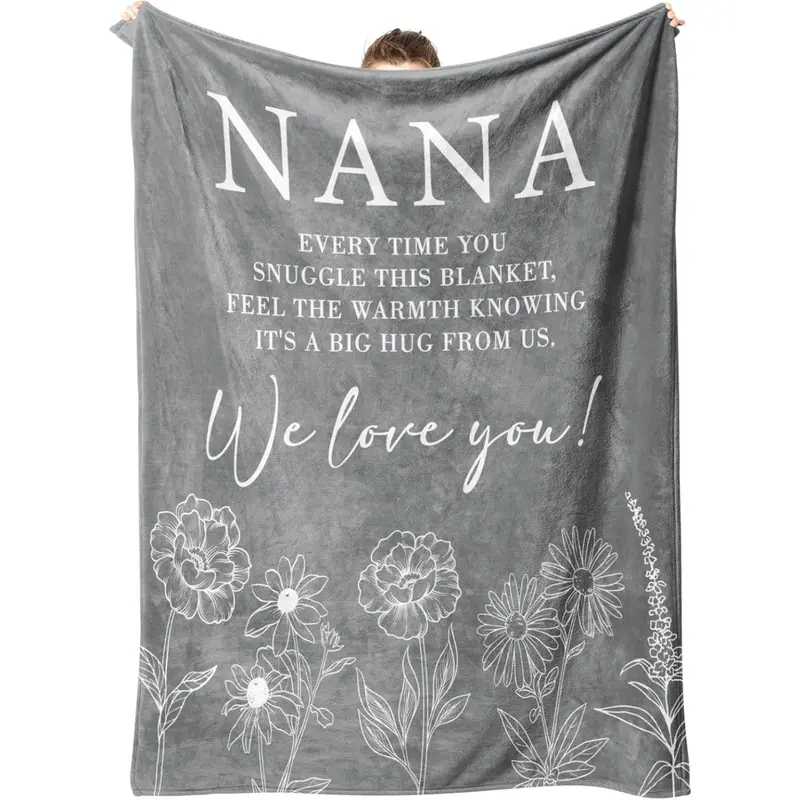 Nana , for Nana Blanket, Nana Birthday from Grandkids, to My Nana Throw Blanket, Christmas , grandma gift