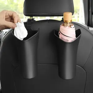 1pc Car umbrella holder, car rear seat umbrella holder, umbrella cover, storage bucket, hook