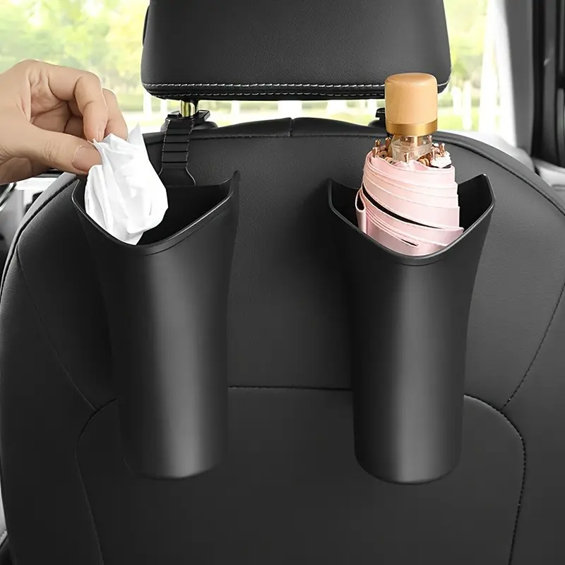 1pc Car umbrella holder, car rear seat umbrella holder, umbrella cover, storage bucket, hook, Stowing, Tidying, Organization