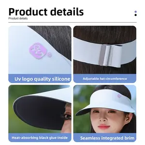 Summer seamless integrated sports sunscreen hat women's 2026 new empty top hat quick-drying cycling running sun hat