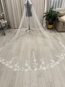 Veil 3.4 Meters Long Wedding Accessory $400 Bridal Veil for Special Occasions
