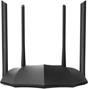 Tenda AC1200 Gigabit WiFi Router - Dual Band High Speed Wireless Internet Router, 3xWAN/LAN Gigabit Ports, 4x6dBi Antennas, MU-MIMO, Beamforming, IPv6, Guest WiFi, AP Mode(AC8)