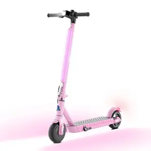 Hiboy S2 Lite Electric Scooter - 6.5" Solid Tires - Up to 10.6 Miles Long-Range & 13 MPH Portable Folding Commuting Kick-Start Boost Scooter for Teens
