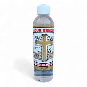 Agua Bendita 8oz Holy Water - Blessed Water for Spiritual Protection, Cleansing, Prayer