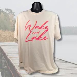 Wake & Lake – Summer Graphic Tee DTG Printed