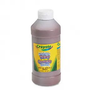 Crayola.  Washable Paint Brown 16 oz