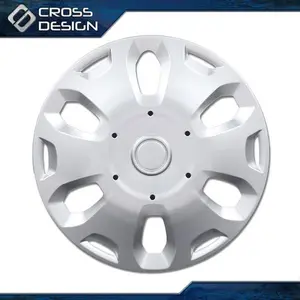 CROSSDESIGN 1PC 15" Full Rim Hub Cap Wheel Covers Fit For 2010-13 Ford Transit Connect Van