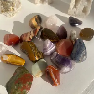 Moonlight Crystal Polished Stone Collection Healing Stones