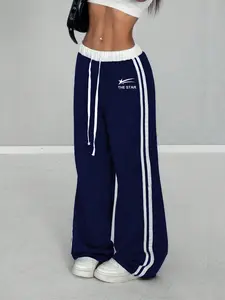 Men's Streetwear Casual Pants, Athletic Bottoms, Hip Hop Dance Pants, Youth Fashion, Leisure Vacation Wear, Trendy Sports Casual Clothes