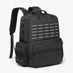 Electrician Repair Backpack Large Capacity Waterproof Oxford Cloth Tool Bag Multi-Functional Wear-Resistant with Sturdy Handle & Reflective Strip Portable Tool Bag Organizer