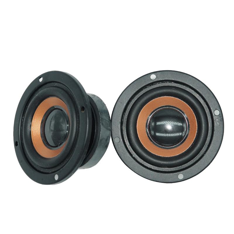 2 pcs/lot 63mm 4 ohm 5W Speakers Subwoofer 45 Core Magnetic Round Bass Loudspeaker DIY Mini Portable Bluetooth frame Speaker car radio