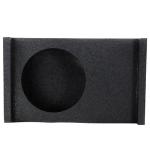 QPower Single 12 Inch Sub Enclosure, Universal Downfire/Behind Seat Speaker Box