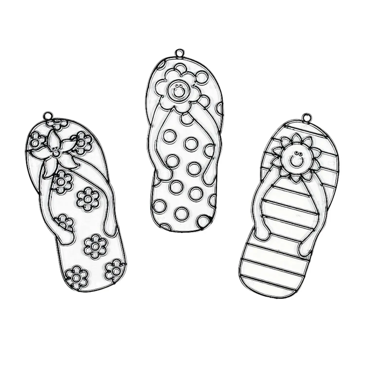 Flip Flop Suncatchers - 12 Pc.