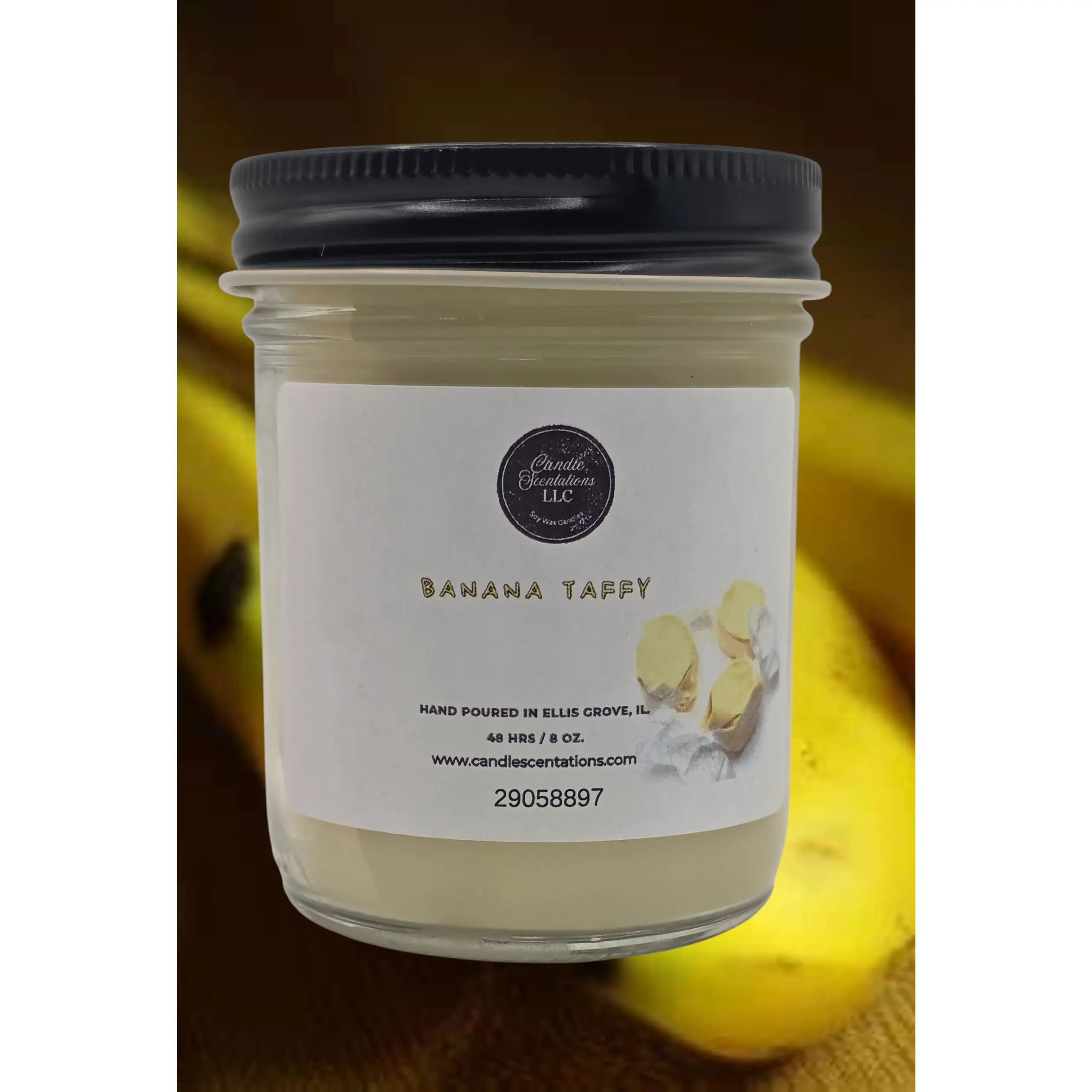 Banana Taffy 8 oz. Candle