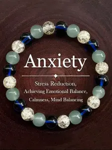 Anxiety Bracelet for Anxiety & Stress Relief, Emotional Balance, Anxiety Support, Stress Reduction, Mind Balancing, Comfortable Design for Daily Wearing, Ideal Gift for Those Struggling with Anxiety, Elegant Minimalist Bangle