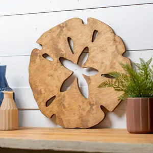 12 Inch Sand Dollar, Nautical Decor, Beach Wall Hangings, Wooden Summer Shapes, Pool Decor, Summertime & Picnic, Rustic Home Decor, Rustic Design